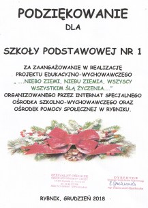 PODZIĘKOWANIA DLA SP1